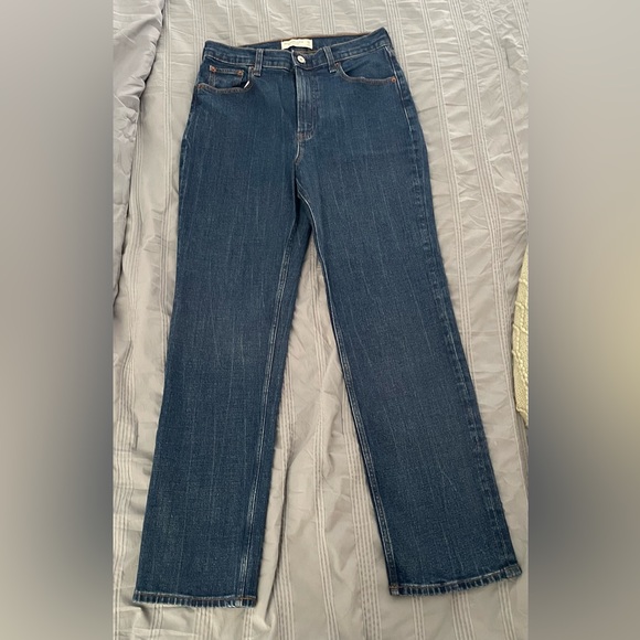 Abercrombie & Fitch, The Ankle Straight Ultra High Rise, NEVER WORN, 29 Long - Picture 2 of 3